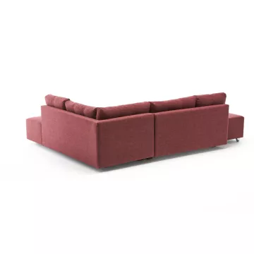 Софа Manama Corner Sofa Bed Right - Claret Red