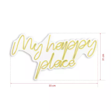 Ѕидна LED декорација My Happy Place - Yellow