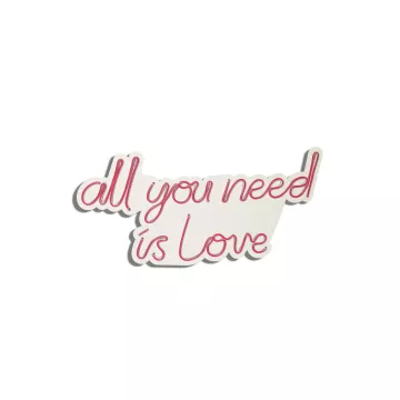 Ѕидна LED декорација All You Need is Love - Red