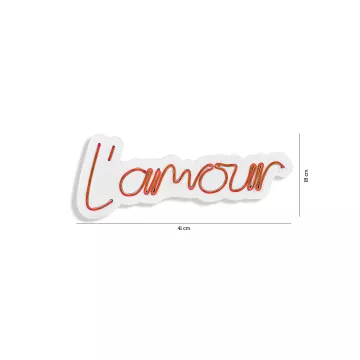 Ѕидна LED декорација L'amour - Red