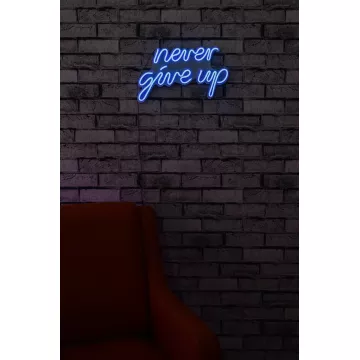 Ѕидна LED декорација Never Give Up - Blue