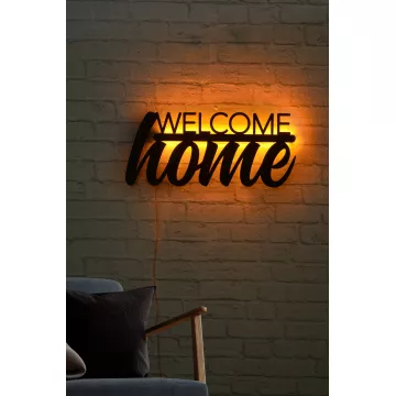 Ѕидна LED декорација Welcome Home - Yellow