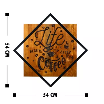 Ѕиден украс Life Begins After Coffee