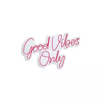 Ѕидна LED декорација Good Vibes Only 2 - Red