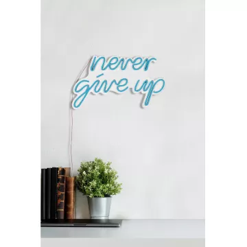 Ѕидна LED декорација Never Give Up - Blue