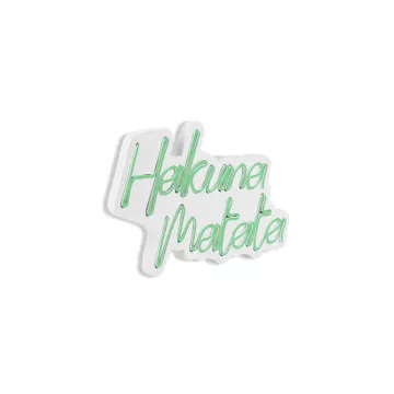 Ѕидна LED декорација Hakuna Matata - Green