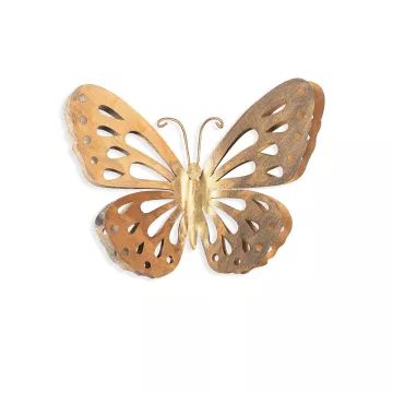 Метална ѕидна декорација 3D Butterfly