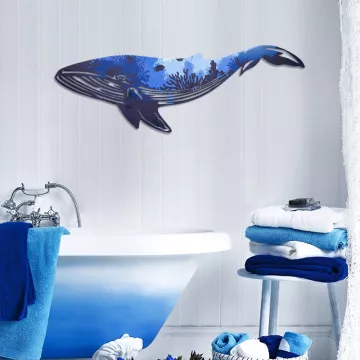  Метален ѕиден украс Whale