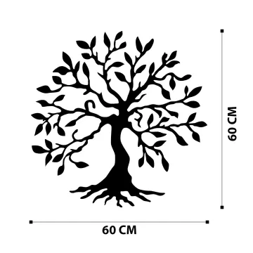  Метален ѕиден украс Tree 02