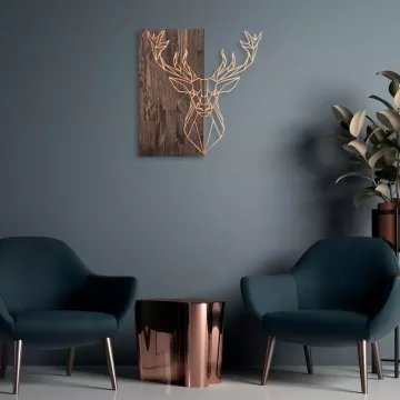 Метален ѕиден украс Deer Copper