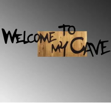 Метален ѕиден украс Welcome To My Cave