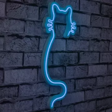 Ѕидна LED декорација Cat Blue