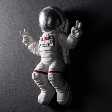 Ѕиден украс Peace Sign Astronaut White-Grey