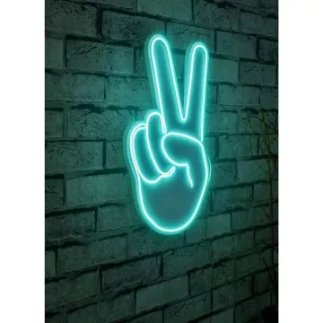 Ѕидна LED декорација Victory Sign-Blue