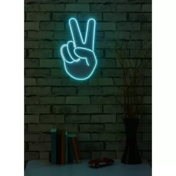 Ѕидна LED декорација Victory Sign-Blue