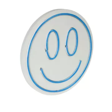 Ѕидна LED декорација Smiley-Blue