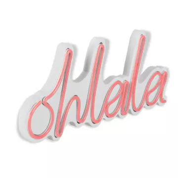 Ѕидна LED декорација Oh La La-Pink