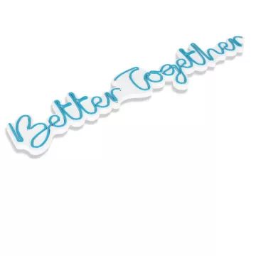 Ѕидна LED декорација Better Together-Blue