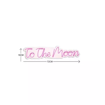 Ѕидна LED декорација To the Moon-Pink