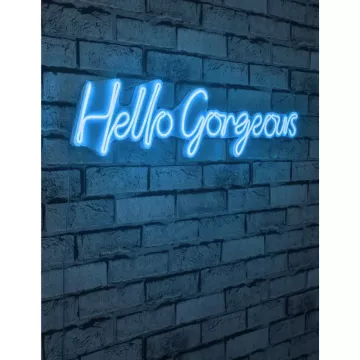 Ѕидна LED декорација Hello Gorgeous-Blue