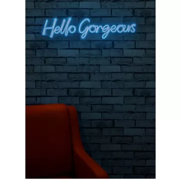 Ѕидна LED декорација Hello Gorgeous-Blue