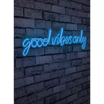 Ѕидна LED декорација Good Vibes Only-Blue