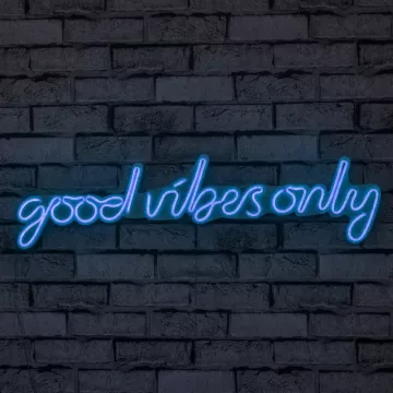 Ѕидна LED декорација Good Vibes Only-Blue