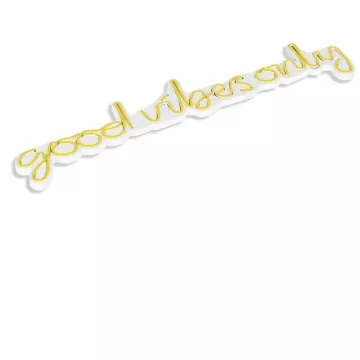 Ѕидна LED декорација Good Vibes Only-Yellow