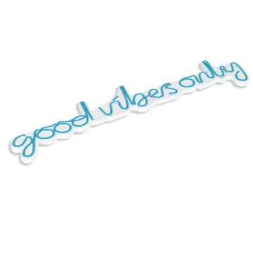 Ѕидна LED декорација Good Vibes Only-Blue