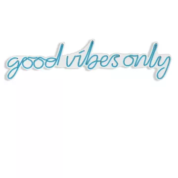 Ѕидна LED декорација Good Vibes Only-Blue