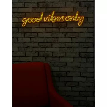 Ѕидна LED декорација Good Vibes Only-Yellow