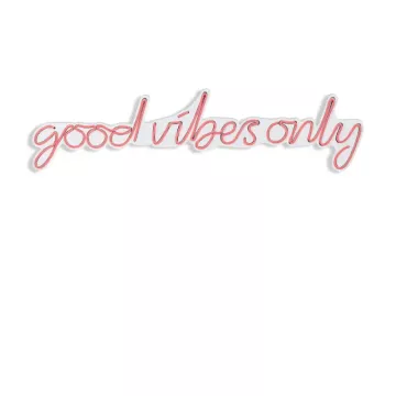 Ѕидна LED декорација Good Vibes Only-Pink