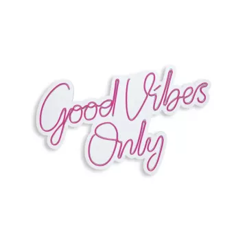 Ѕидна LED декорација Good Vibes Only 2-Pink