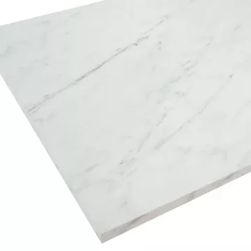 Трпезариска маса Alarick white marble-white leg