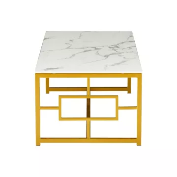 Клуб маса Eccento golden-marble