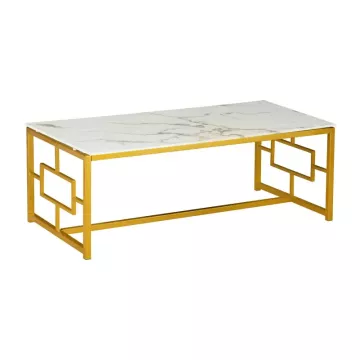 Клуб маса Eccento golden-marble