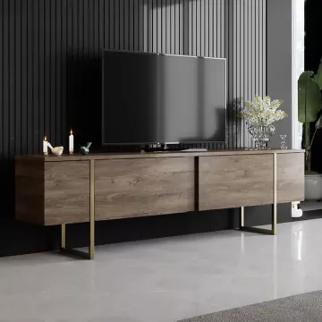 Тв Комода Милвоки Walnut Gold