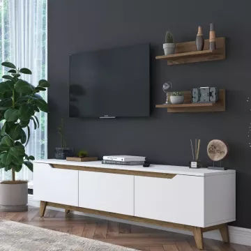 Тв Комода Maluku White Walnut