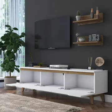 Тв Комода Maluku White Walnut