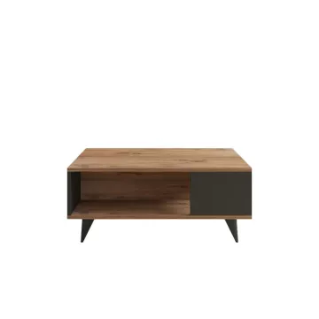 Клуб маса Yuka Walnut Black