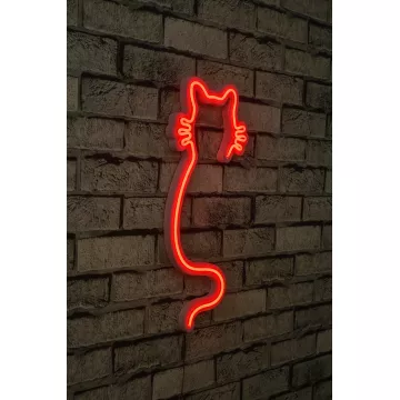 Ѕидна LED декорација Cat - Red