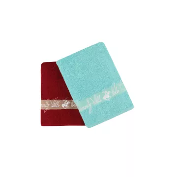 Пешкир 409 - Petrol Blue, Claret Red