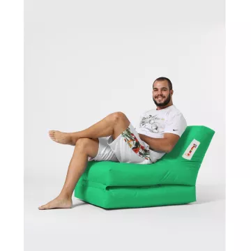 Bean Bag Siesta Sofa Bed Pouf - Green