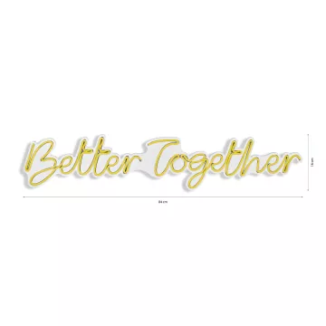 Ѕидна LED декорација Better Together - Yellow