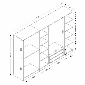 Плакар Kale Plus - 7820