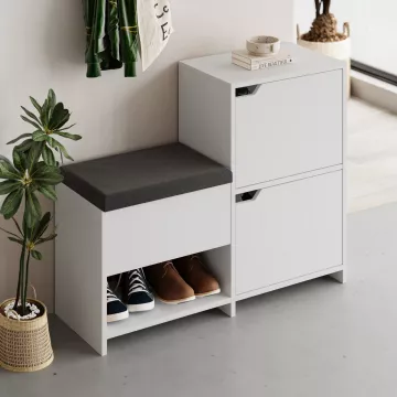 Закачалка Haven Shoe Bench - White