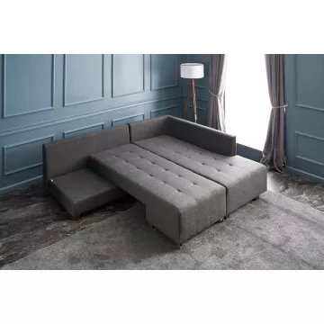 Софа Manama Corner Sofa Bed Right - Anthracite