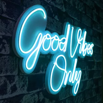 Ѕидна LED декорација Good Vibes Only 2 - Blue