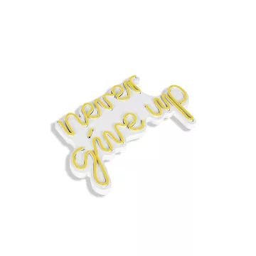 Ѕидна LED декорација Never Give Up - Yellow