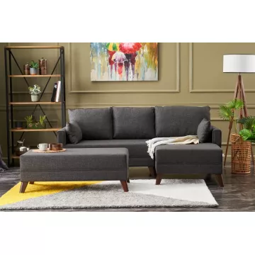 Софа Bella Mini Corner Sofa Right - Anthracite